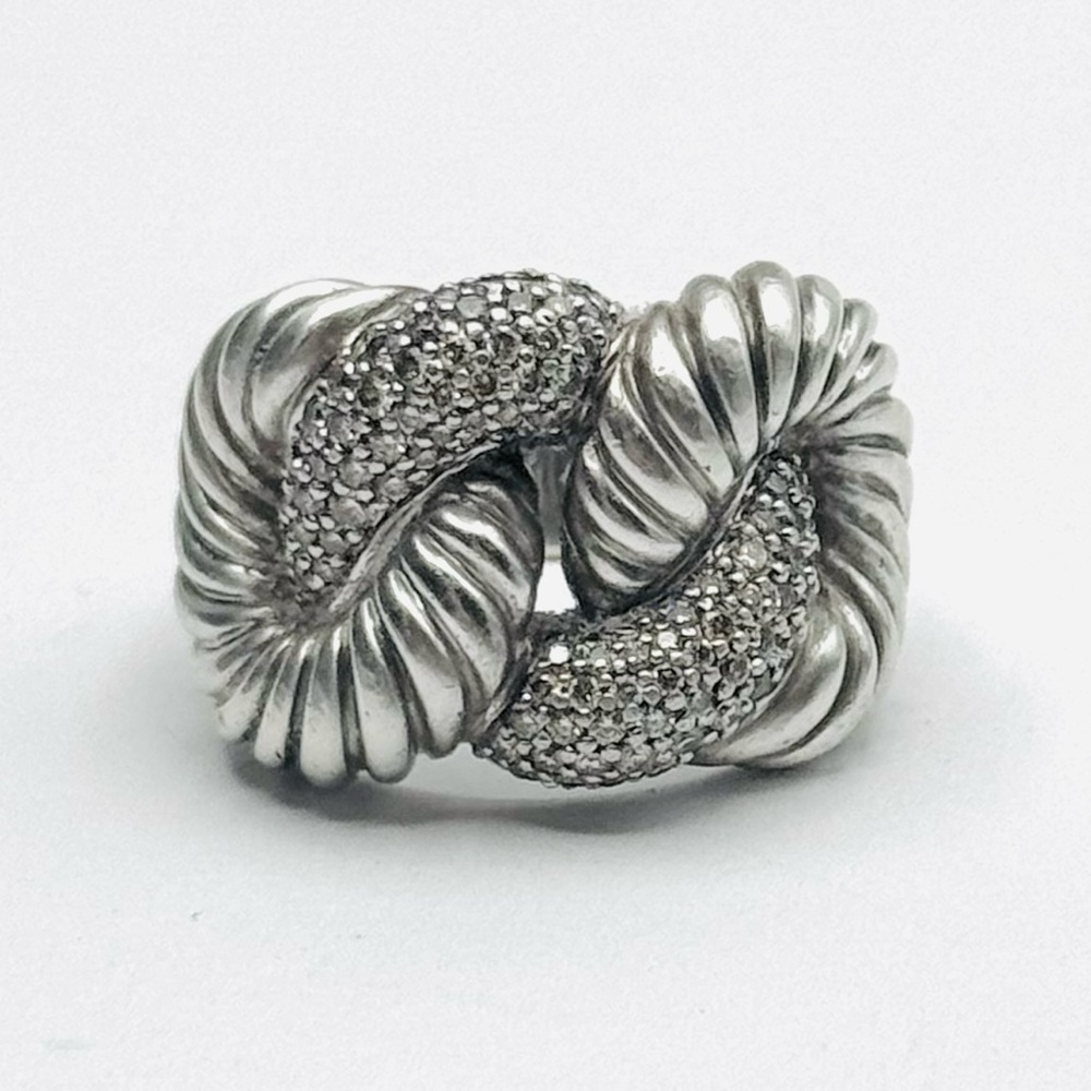 David Yurman Large Cordelia Ring With Diamonds
